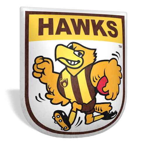 Hawthorn Hawks Retro Mascot Cushion
