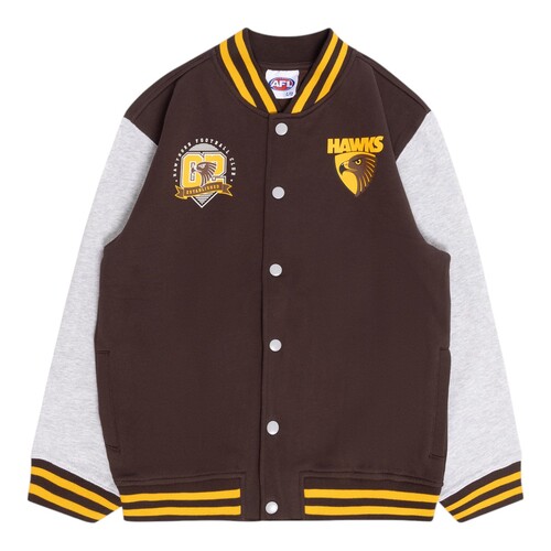 Hawthorn Hawks Youths Varsity Fleece Jacket