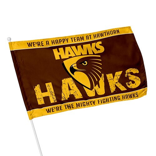 Hawthorn Hawks Kids Supporter Flag