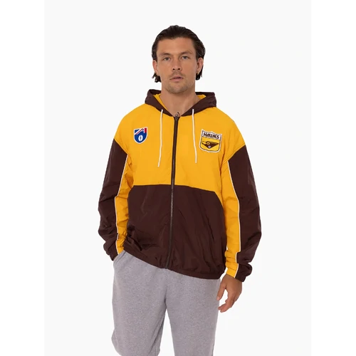 Hawthorn Hawks Mens Throwback Logo Spray Jacket