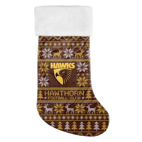 Hawthorn Hawks Jumbo Xmas Stocking