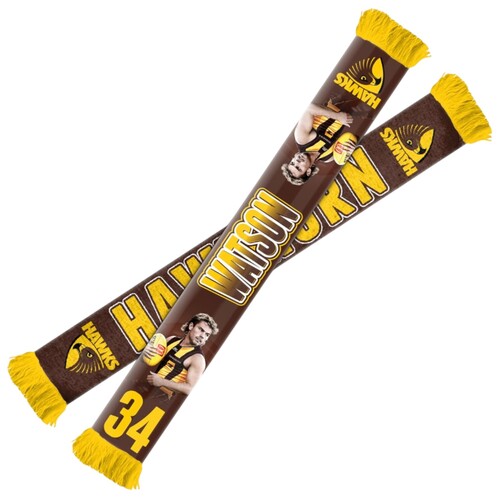 Hawthorn Hawks Nick Watson Player Scarf