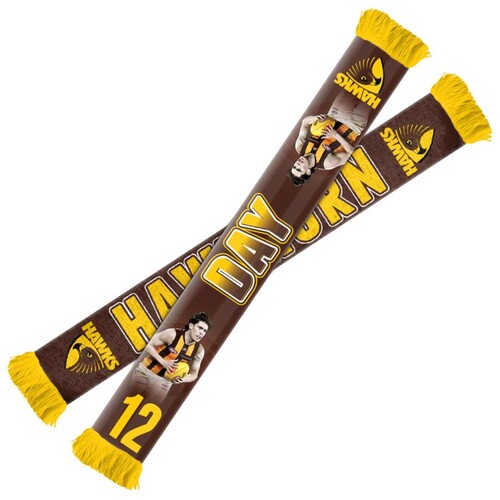 Hawthorn Hawks Will Day Player Scarf