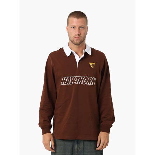 Hawthorn Hawks Unisex Long Sleeve Polo 