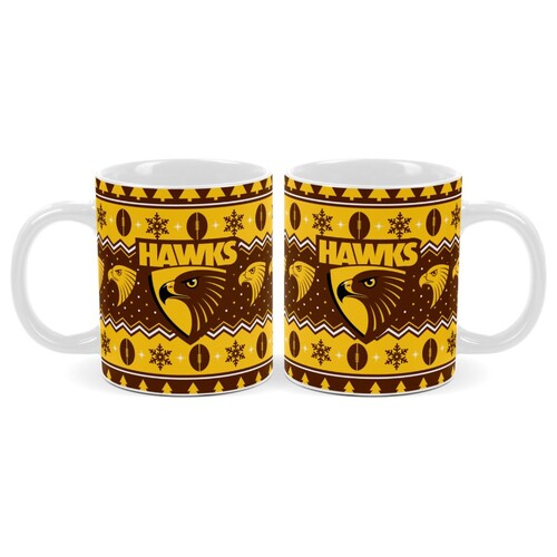 Hawthorn Hawks Christmas Coffee Mug