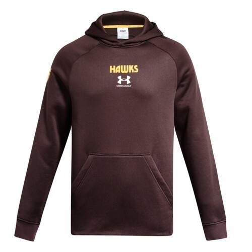 Hawthorn Hawks 2026 Under Armour Mens Brown Tech Hoodie  