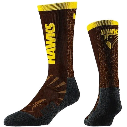 Hawthorn Hawks Strideline Wordmark Socks