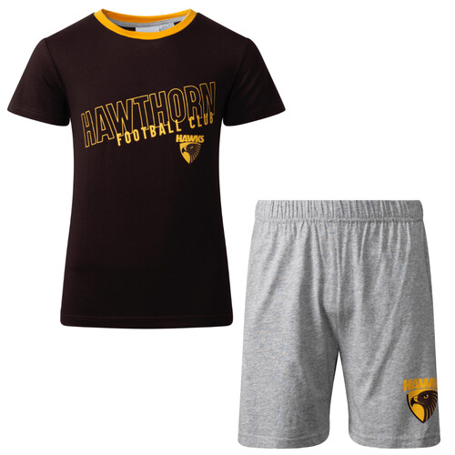Hawthorn Hawks Kids Summer PJ Set