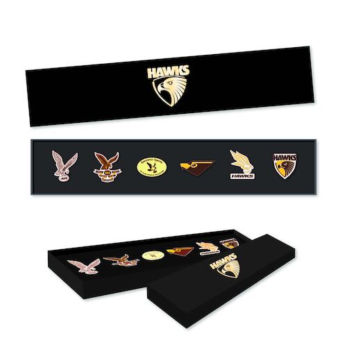 Hawthorn Hawks Pin Set Gift Box
