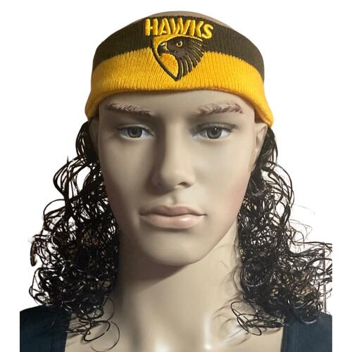 Hawthorn Hawks Mullet Headband