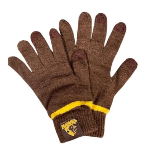 Hawthorn Hawks Touchscreen Gloves