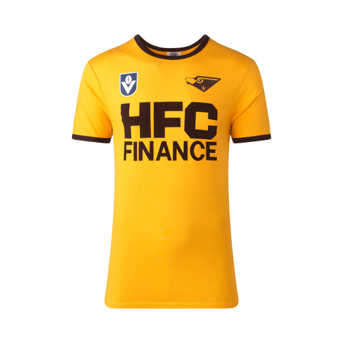 Hawthorn Hawks Mens HFC Gold Throwback Tee