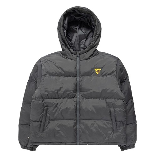 Hawthorn Hawks Womens Hooded Puffa Jacket