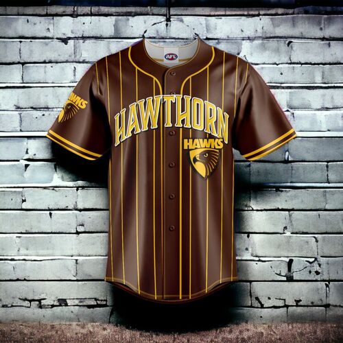 Hawthorn Hawks Slugger Baseball Shirts