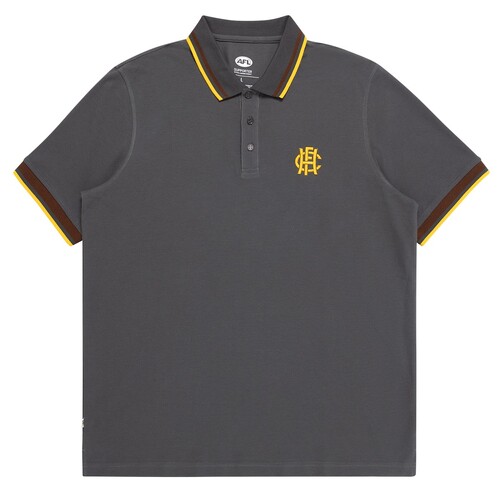 Hawthorn Hawks Mens Cotton Pique Polo
