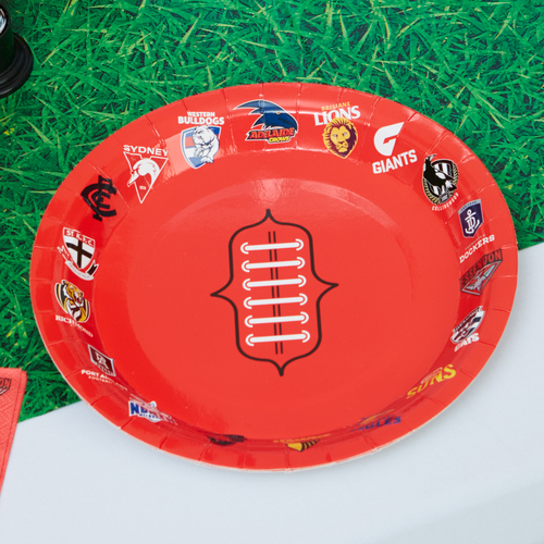 AFL All Team Party Plates Pkt 8