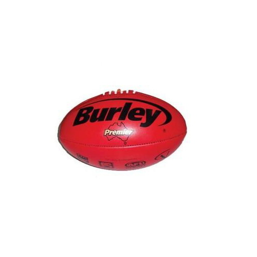 Leather Premier Red Full Size Football
