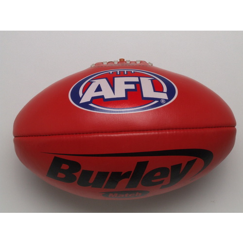 Leather Red Football Size 3 - Match