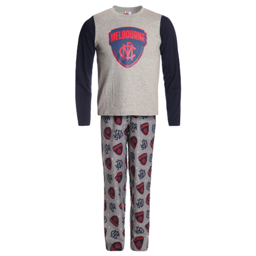 Melbourne Demons Youths Long Sleeve Pyjama Set