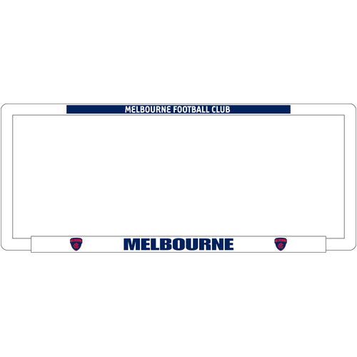 Melbourne Demons Car Number Plate Surrounds Set of 2