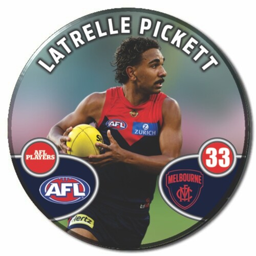 Melbourne Demons 2026 Player Action Badge - PICKETT, L