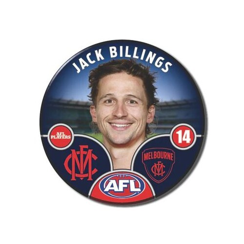Melbourne Demons 2025 Player Pin Badge - BILLINGS