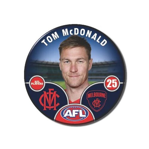 Melbourne Demons 2025 Player Pin Badge - MCDONALD