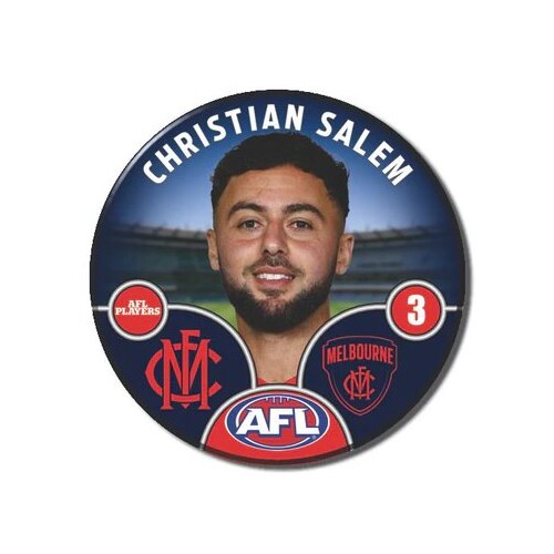 Melbourne Demons 2025 Player Pin Badge - SALEM