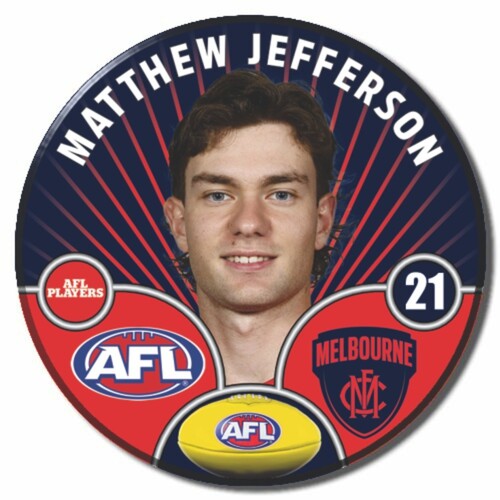 Melbourne Demons 2026 Player Pin Badge - JEFFERSON