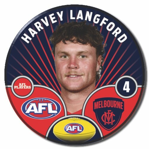 Melbourne Demons 2026 Player Pin Badge - LANGFORD