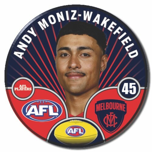 Melbourne Demons 2026 Player Pin Badge - MONIZ-WAKEFIELD