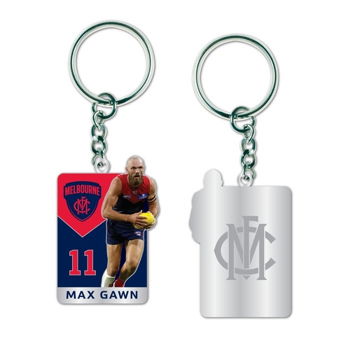 Melbourne Demons Max Gawn Metal Keyring 