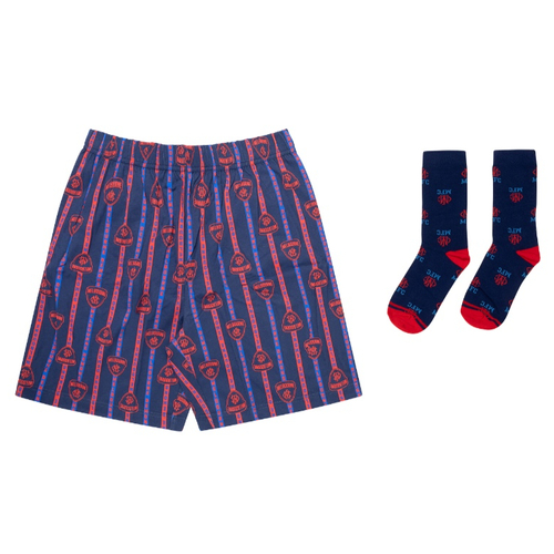 Melbourne Demons Boxer Shorts & Socks Gift Pack