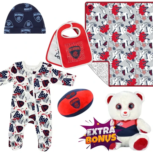 Melbourne Demons New Baby AFL Gift Pack