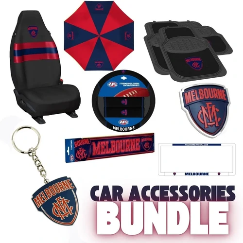 Melbourne Demons Deluxe Car Accessories Bundle