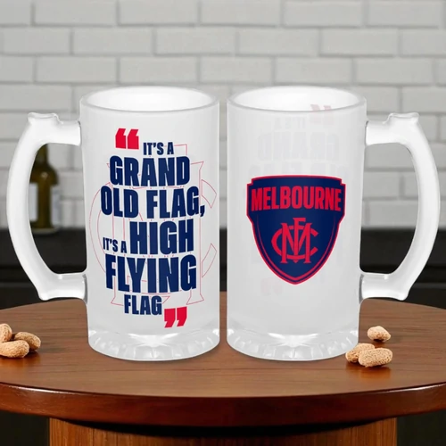 Melbourne Frosted Stein Glass