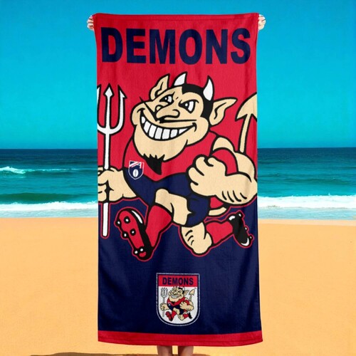 Melbourne Demons Jumbo Beach Towel