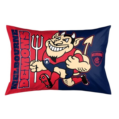 Melbourne Demons Mascot Pillow Case