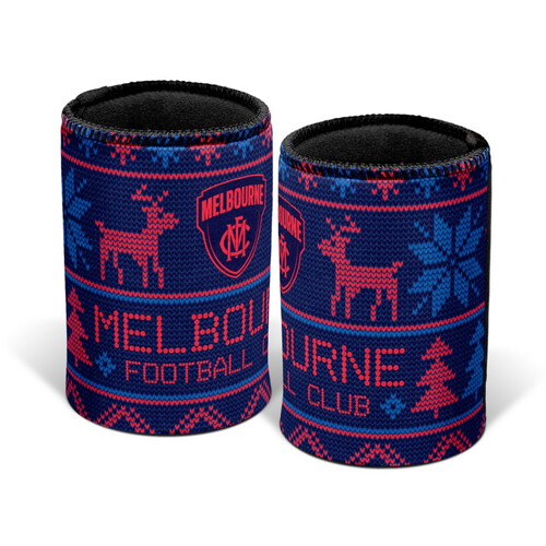 Melbourne Demons Xmas Stubby Holder