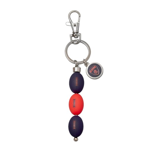 Melbourne Demons 3 Ball Charm Keyring