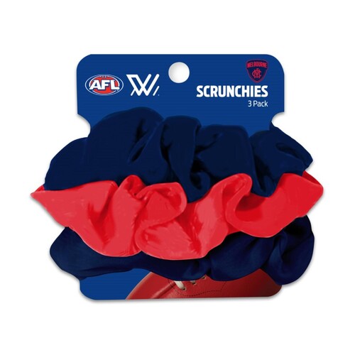 Melbourne Demons Scrunchie 3 pack