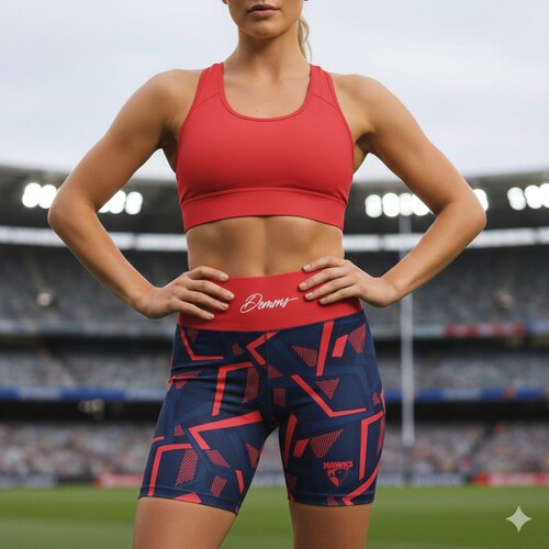 Melbourne Demons Womens Voltra Exercise Shorts 