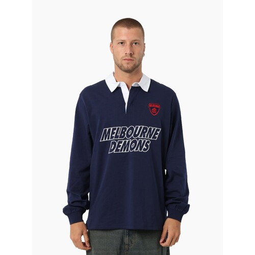 Melbourne Demons Unisex Long Sleeve Polo 