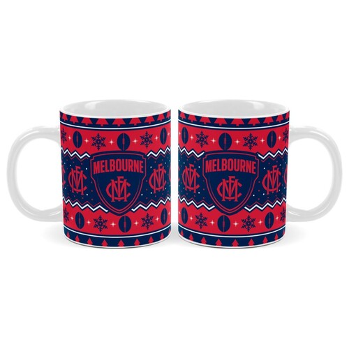 Melbourne Demons Christmas Coffee Mug