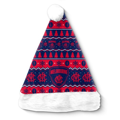 Melbourne Demons Christmas Santa Hat