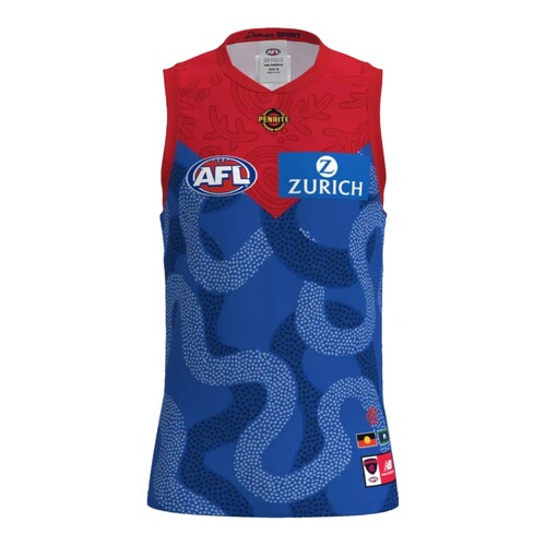 Melbourne Demons 2026 New Balance Youths Indigenous Home Guernsey 