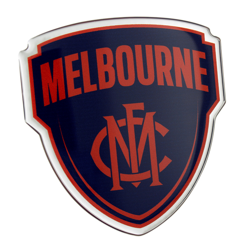 Melbourne Demons Lensed Chrome Supporter Logo