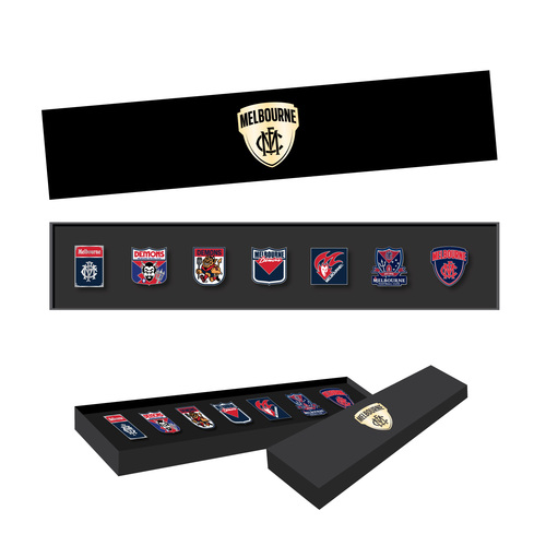 Melbourne Demons Pin Set Gift Box