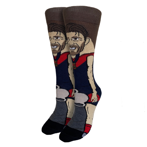 Melbourne Demons Premiers Petracca Adults Nerd Socks