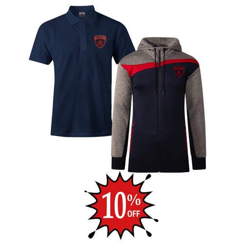 Melbourne Demons Polo & Hood Supporter Bundle